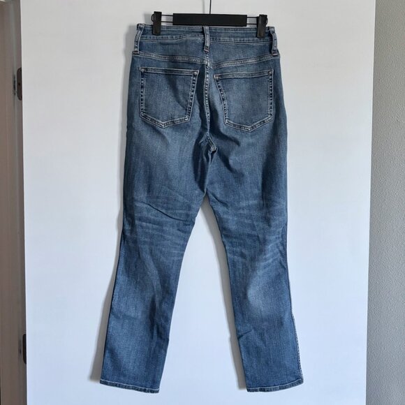 J Crew Curvy Vintage Slim Straight Jean in Medium Light Blue Warm Surf Size 27 - Picture 5 of 11